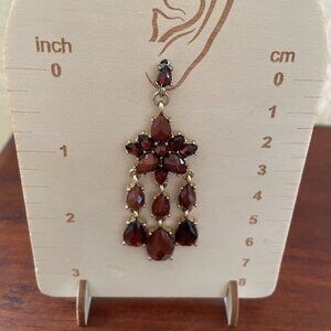 Brown Chandelier Earrings